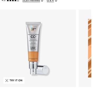 IT Cosmetics CC+ Cream with SPF 50+ in Tan